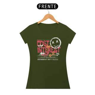 Nome do produto Camiseta Feminina Lost Interest