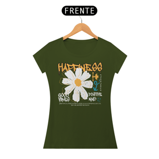 Nome do produto Camiseta Feminina Happiness