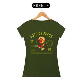 Nome do produto Camiseta Feminina Love Of Peace