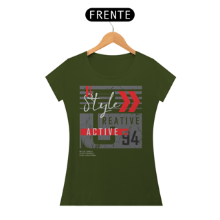 Nome do produto Camiseta Feminina Style