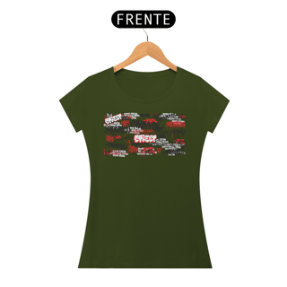 Nome do produto Camiseta Feminina Graffiti IV
