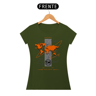 Nome do produto Camiseta Feminina Streetwear Worldwide
