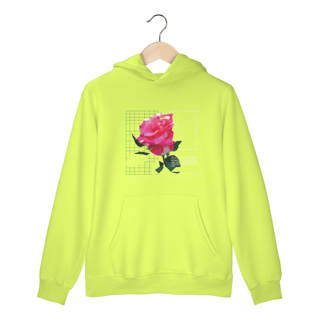 Nome do produto Moletom Canguru Rosa Geométrica