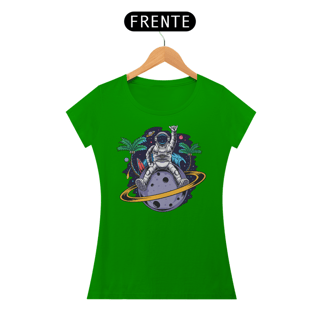 Nome do produto Camiseta Feminina Astronauta Verão