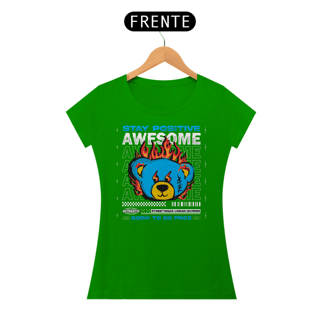 Nome do produto Camiseta Urso Stay Positive