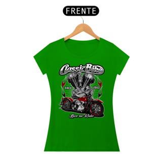 Nome do produto Camiseta Feminina Bike Live to Ride