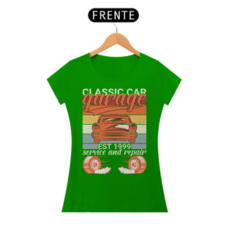 Nome do produto Camiseta Feminina Garage Car