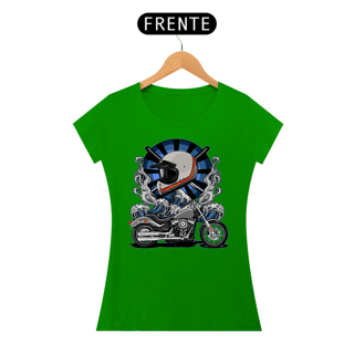 Nome do produto Camiseta Feminina Moto Onda