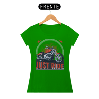 Nome do produto Camiseta Feminina Just Ride