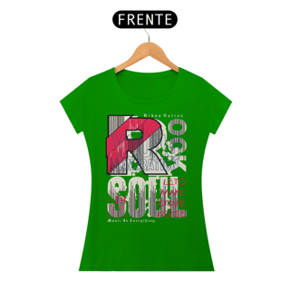 Nome do produto Camiseta Feminina Rock Soul
