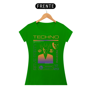 Nome do produto Camiseta Feminina Techno Rave