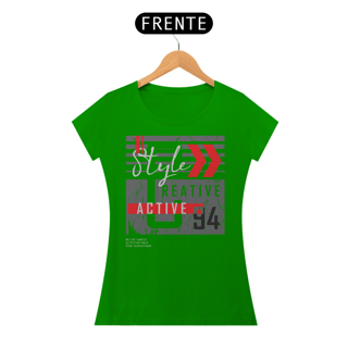 Nome do produto Camiseta Feminina Style