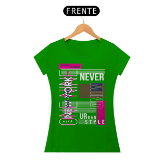 Nome do produto Camiseta Feminina New York Never Mind