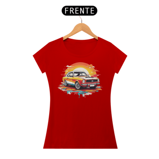 Nome do produto Camiseta Feminina Carro Tinta
