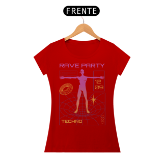 Nome do produto Camiseta Feminina Rave Party