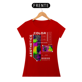 Nome do produto Camiseta Feminina Aesthetic Color