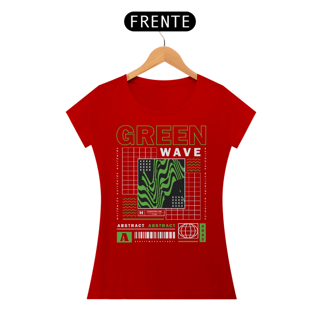 Nome do produto Camiseta Feminina Green Wave