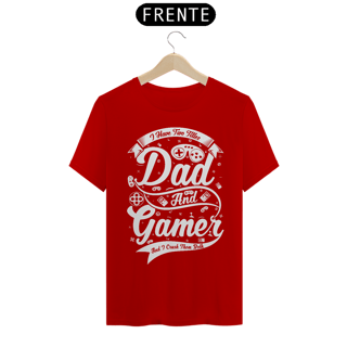 Nome do produto Camiseta Dad and Gamer