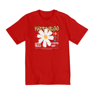 Nome do produto Camiseta Infantil 10 a 14 anos / Happiness
