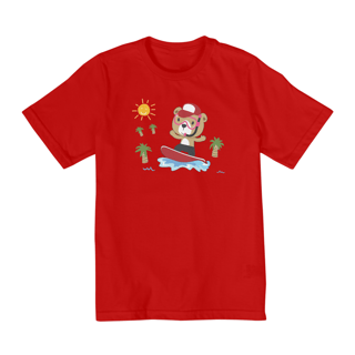 Nome do produto Camiseta Infantil 2 a 8 anos / Urso Surf