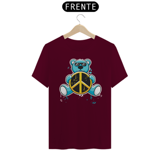 Nome do produto Camiseta Urso Símbolo Paz e mor