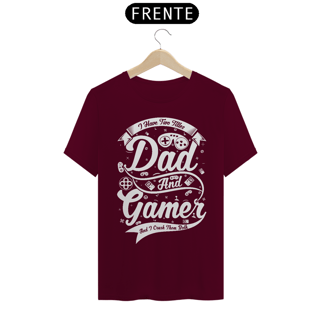 Nome do produto Camiseta Dad and Gamer