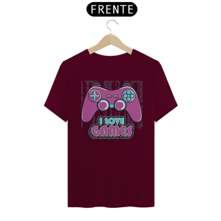 Nome do produto Camiseta I Love Games
