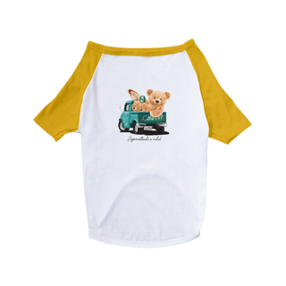 Nome do produto T-shirt-pet ursinho