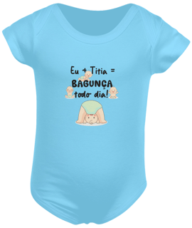 Nome do produto Body infantil eu + titia