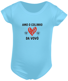 Nome do produto Body infantil amo o colinho da vovó