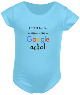 Nome do produto Body infantil titio google
