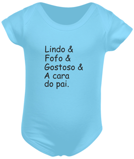 Nome do produto Body infantil a cara do pai