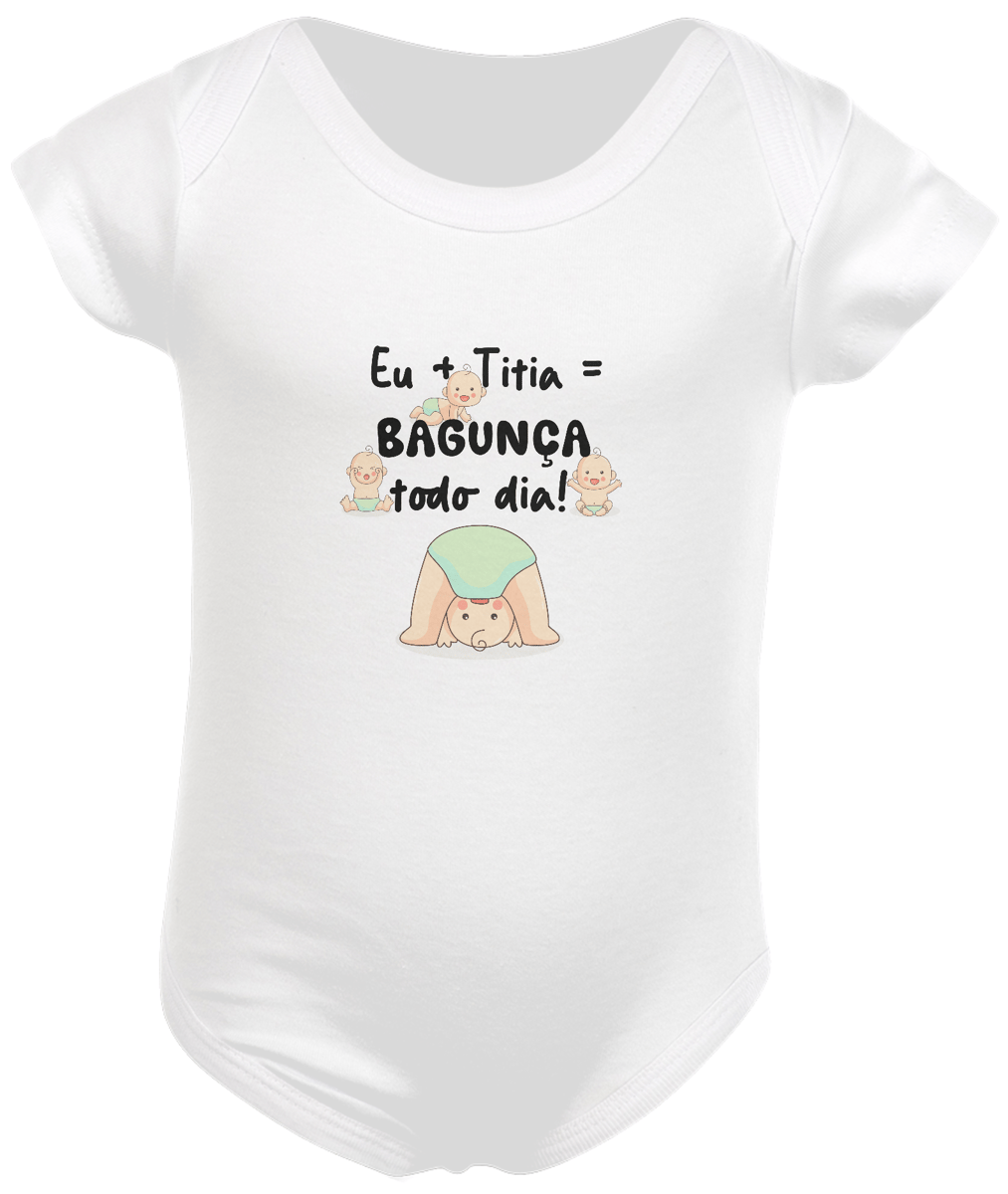 Nome do produto: Body infantil eu + titia