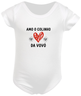 Body infantil amo o colinho da vovó