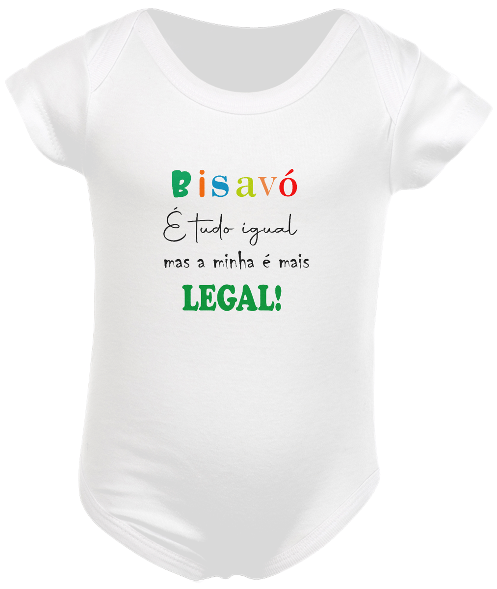 Nome do produto: Body infantil bisavó