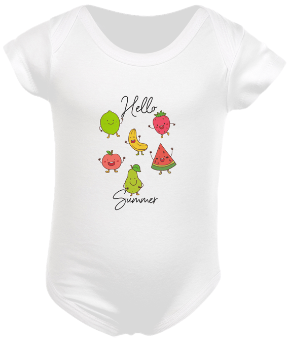 Body infantil hello summer