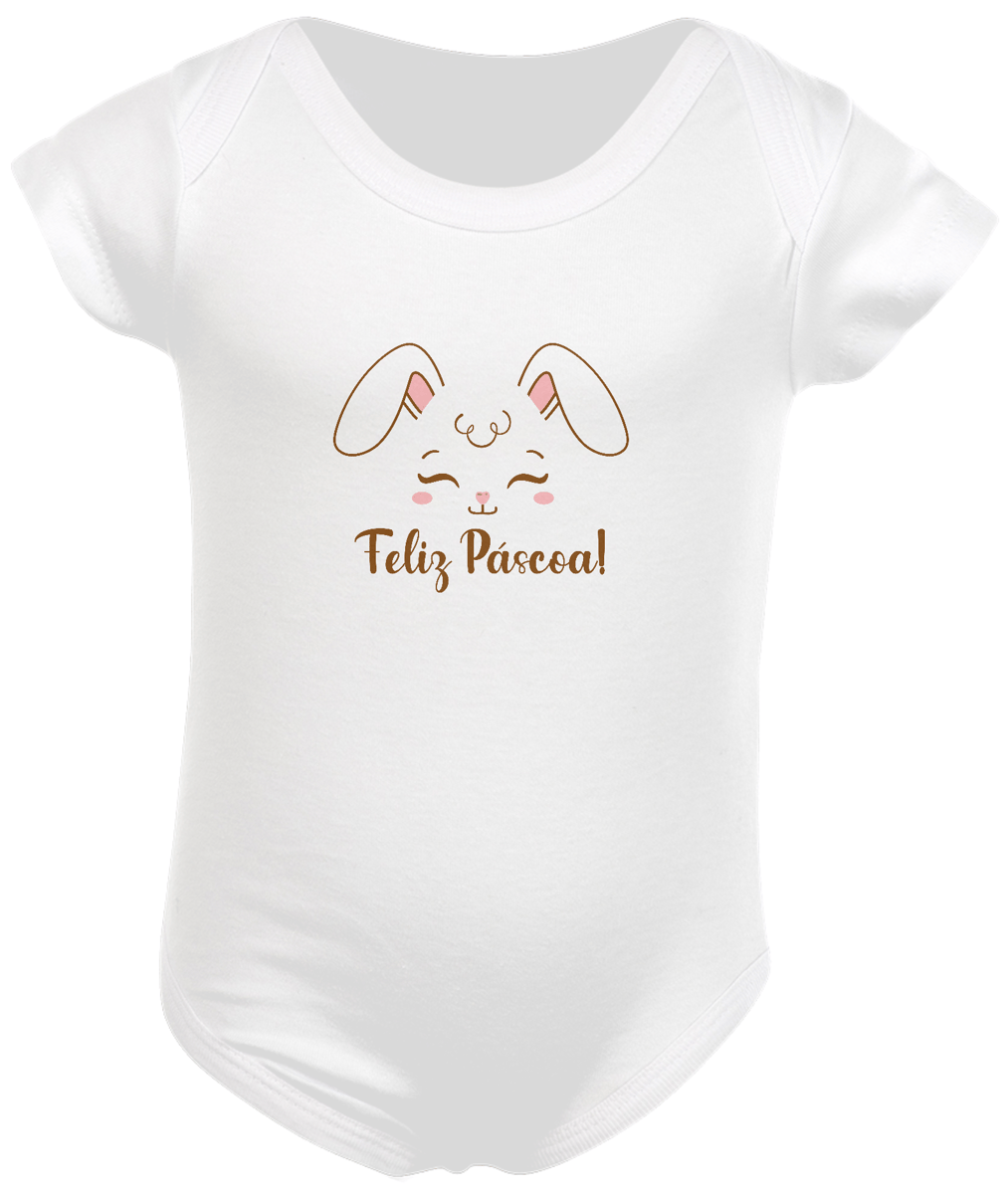 Nome do produto: Body infantil feliz páscoa