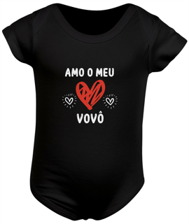 Body infantil Amo o meu vovô