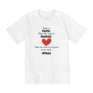 Camiseta quality infantil irmão