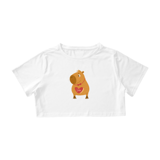 Nome do produto Camisa cropped capivara