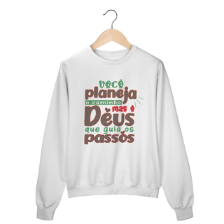 Nome do produto Moletom fechado frase Deus