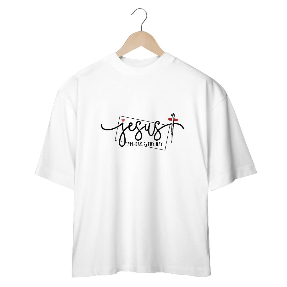 Nome do produto: Camiseta oversized Jesus