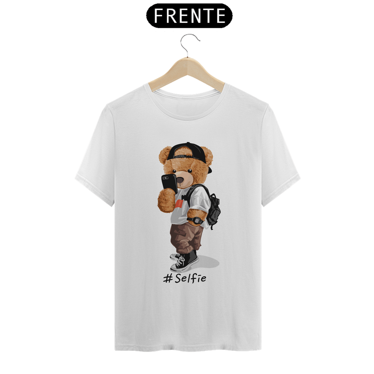 Nome do produto: Camiseta classic urso selfie