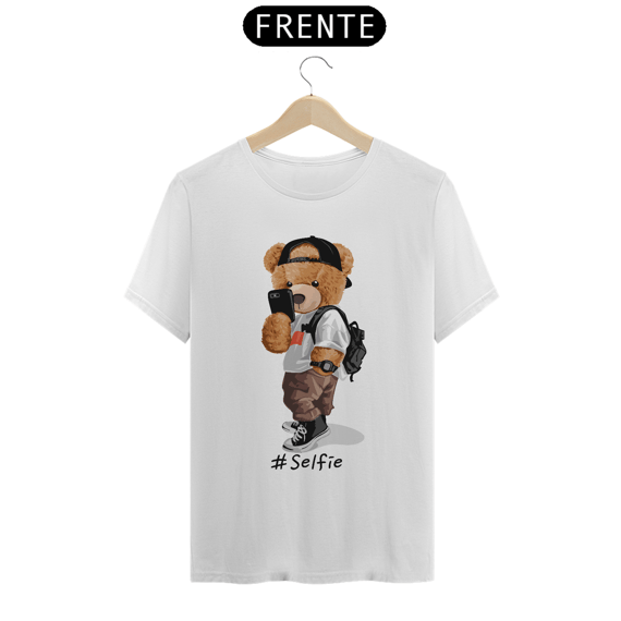 Camiseta classic urso selfie