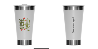 Nome do produto Copo térmico frase e nome