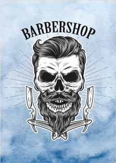 Poster retrato barbershop