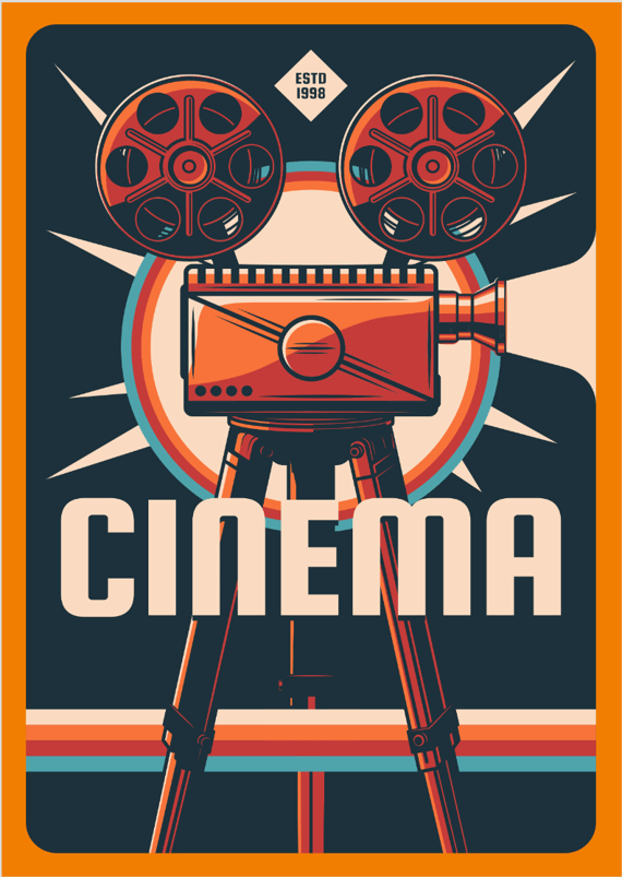 Poster retrato cinema