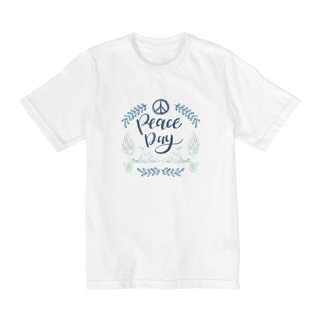 Nome do produto Camiseta infantil peace day