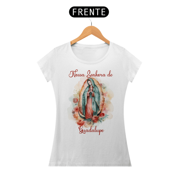 Camiseta baby long nossa senhora de Guadalupe