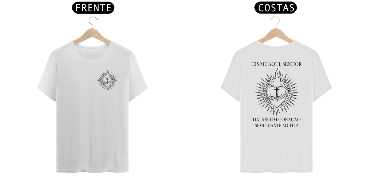 Nome do produto: Camiseta eis me aqui senhor